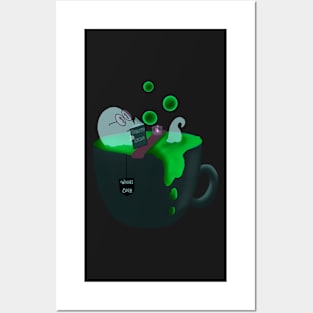 Ghost having bubbly bath for longevity Posters and Art